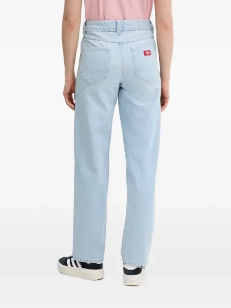 Blugi drepți Dickies cu autograf albastru