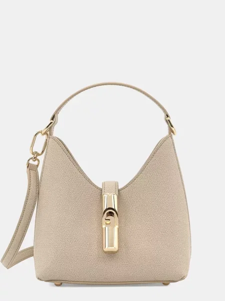 Furla geantă crossbody pentru femei din piele galben