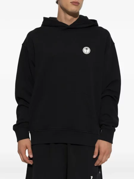 Hoodie Palm Angels με αυτόγραφο μαύρο