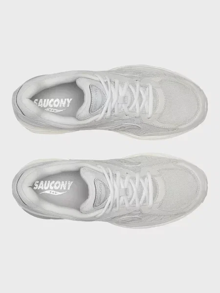 Замшевые кроссовки Saucony белые