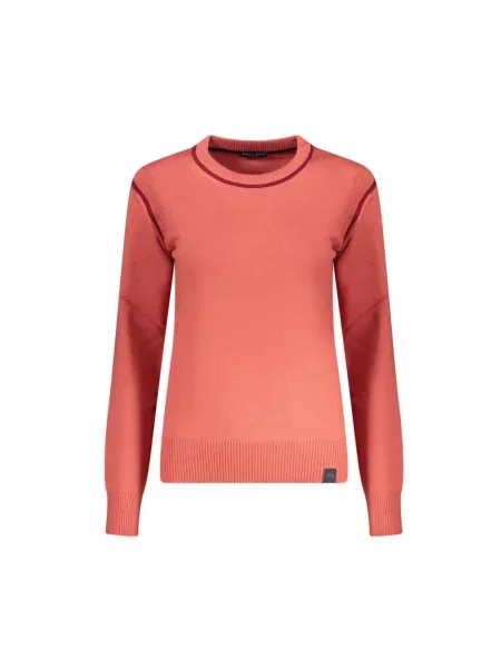 Lniany sweter North Sails czerwony