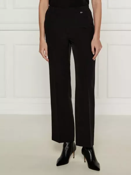 Marc Cain Pantaloni | flare fit negru