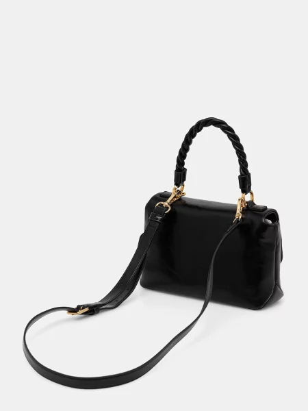 Кожаная сумка через плечо Love Moschino