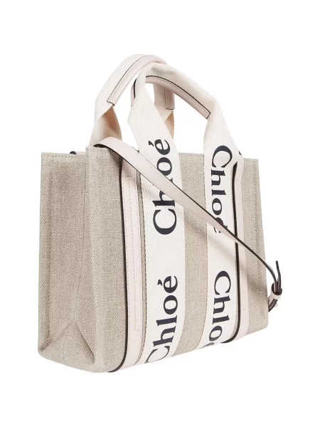 Geantă shopper Chloé cu autograf