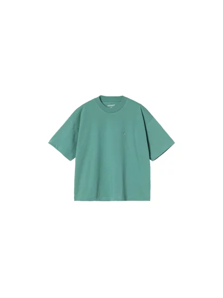 Carhartt WIP W S/S Chester T-Shirt Kobiety Koszulki Carhartt WIP Size: S zielony