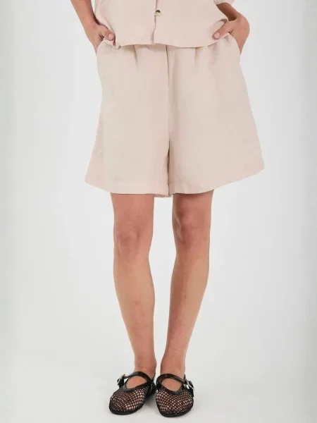 NORR Pantaloni Lineo deschis roz