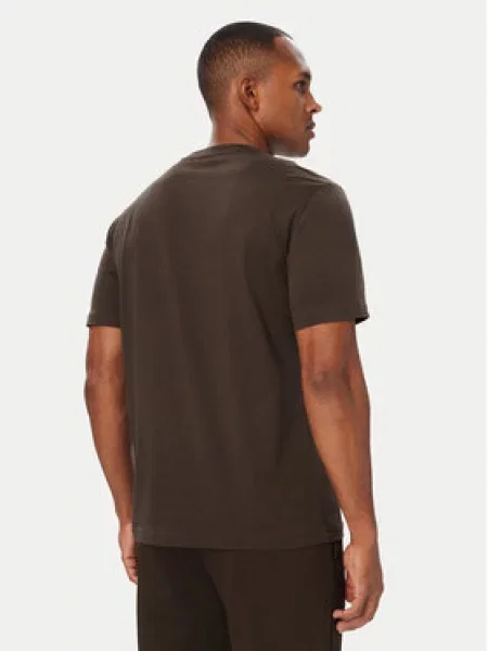 Tričko Ea7 Emporio Armani hnědé
