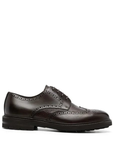 Pantofi derby Henderson Baracco din piele maro