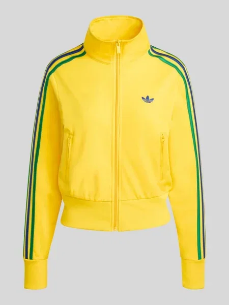 Adidas Originals Kurtka Treningowa Firebird Classic gruen żółta