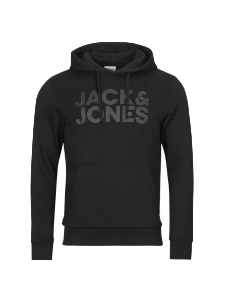 Kapucnis szvetter Jack & Jones autogrammal fekete