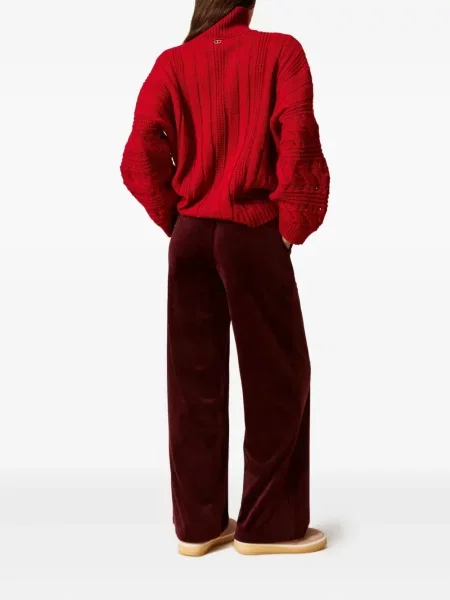 Pantaloni Twinset roșu