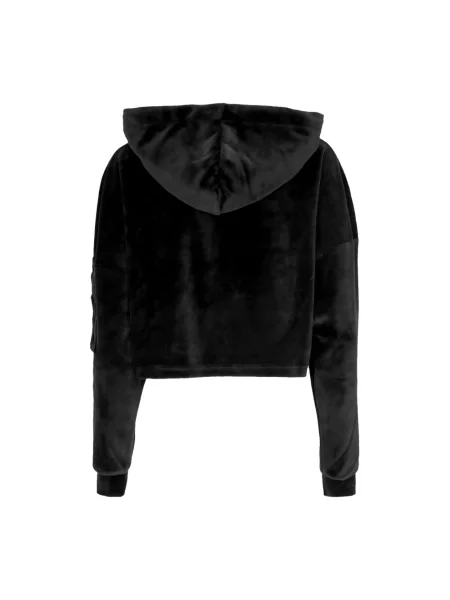 Bluza z kapturem Alpha Industries z kapturem czarna