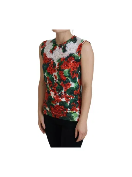 Podkoszulka Dolce And Gabbana wełniana czerwona