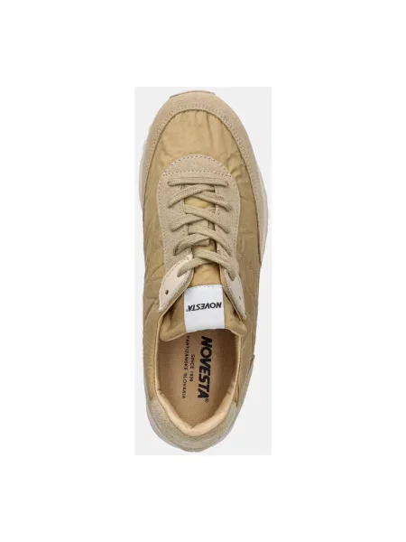 Buty do biegania Novesta skórzane do biegania beżowe