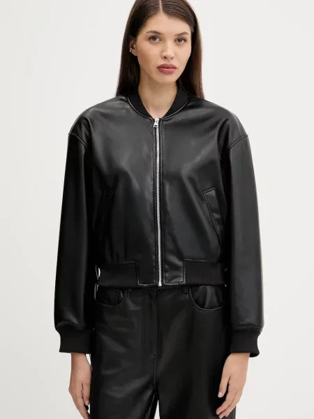 Hugo Blue kurtka bomber przejściowa czarny