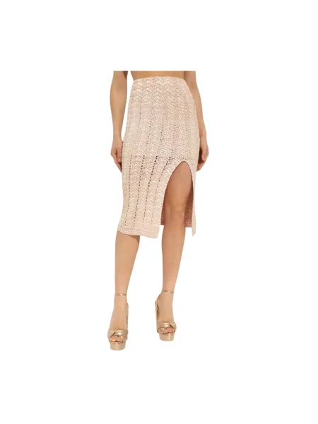 Spódnica midi Loveshackfancy beżowa