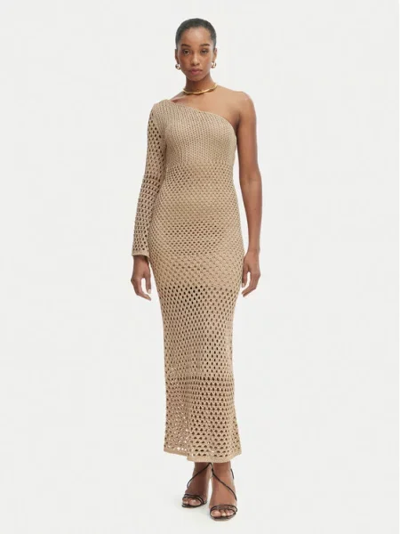 Simona Corsellini Rochie de plajă deschis bej