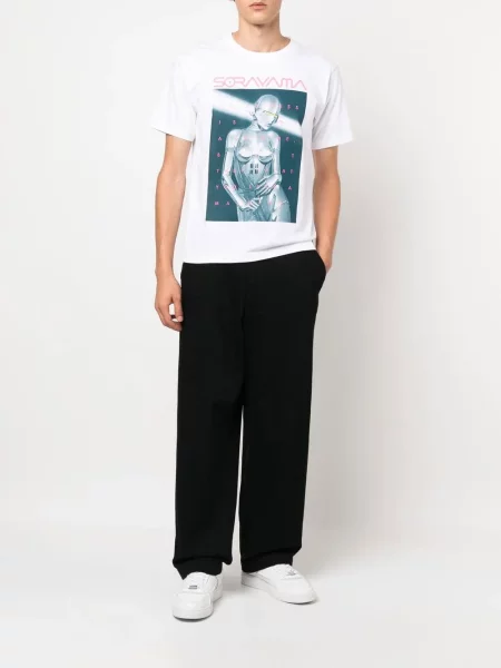 Tricou Medicom Toy cu imagine alb