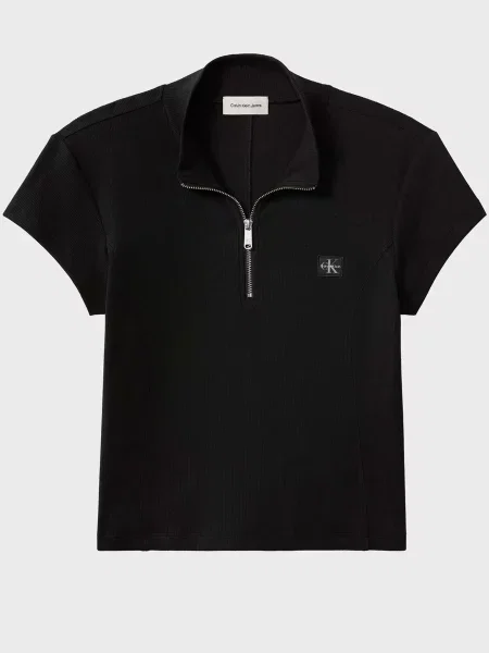 Поло Calvin Klein Jeans черное