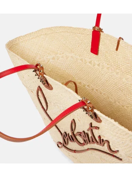 Geantă Christian Louboutin bej