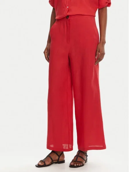 Marella Pantaloni culotte Silvana roșu