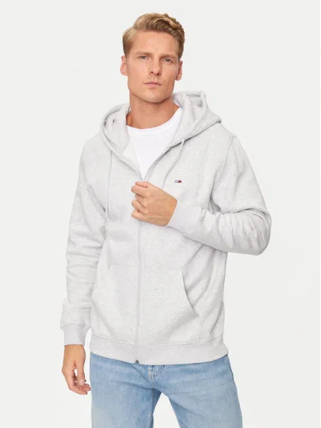 Tommy Jeans Mikina sivá