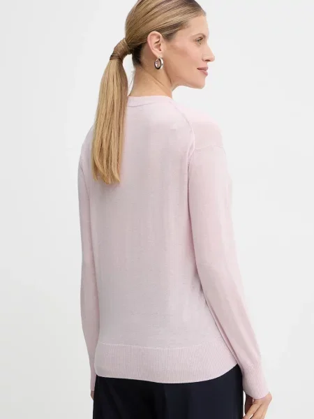 Weekend Max Mara pulover de lână VENTO light roz