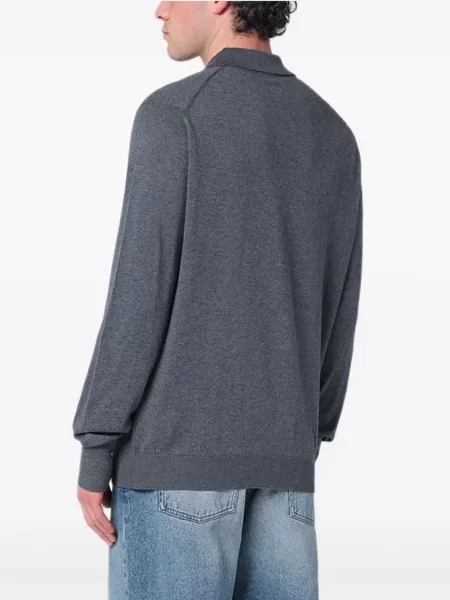 Polo John Smedley din jerseu gri