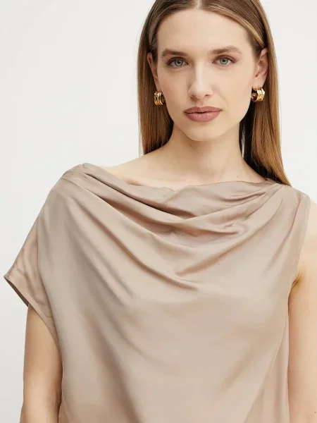 Блузка Marciano by Guess DORIAN однотонна бежевий