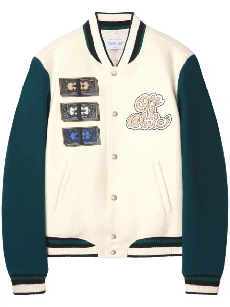 Geacă bomber Off-white alb