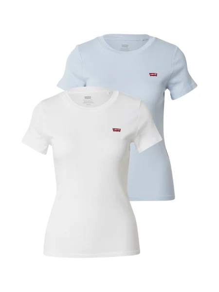 LEVI'S ® Tricou ESSENTIAL albastru pastel alb
