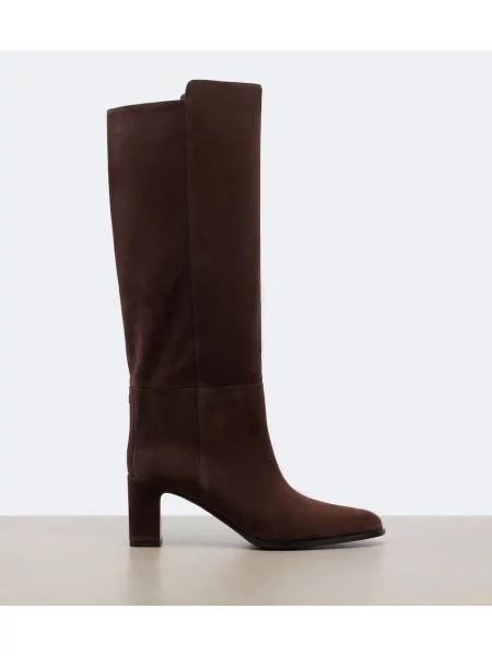 Cizme Jimmy Choo din piele de căprioară maro