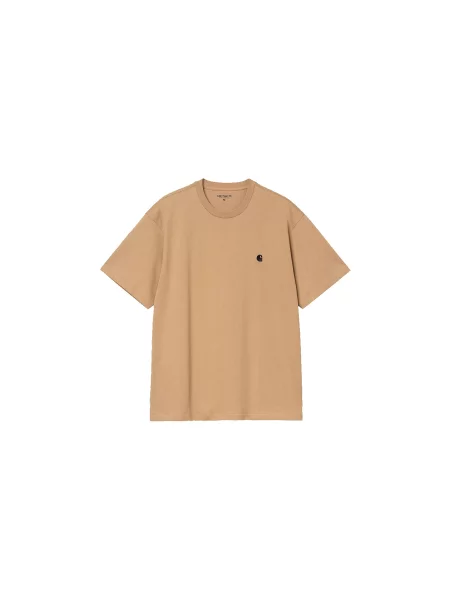 Carhartt WIP S/S Madison T-Shirt Peanut Mężczyźni Koszulki Carhartt WIP Size: S brązowy