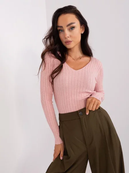 Pulover Fashionhunters roz