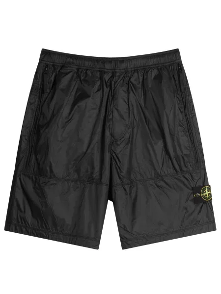 Szorty Stone Island z kamieniami szare