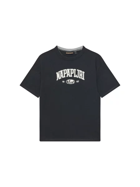 Napapijri T-Shirt S-Inot D Regular Fit μαύρο