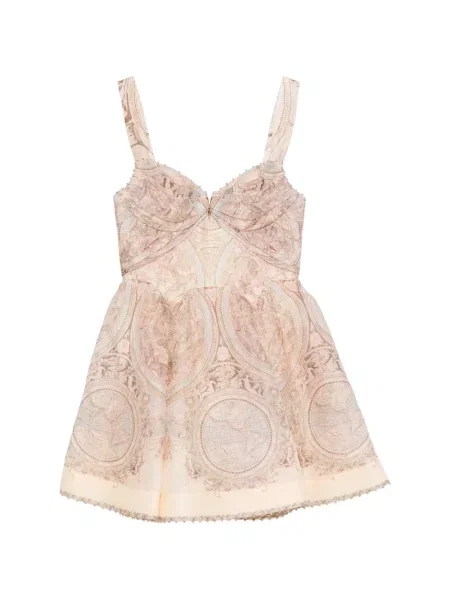 Rochie mini Zimmermann cu imagine evazată