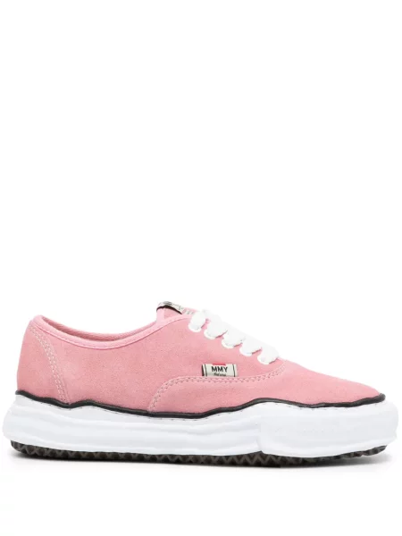 Sneakerși Maison Mihara Yasuhiro din piele de căprioară roz