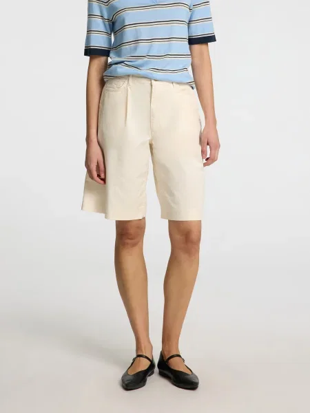 SELECTED FEMME Pantaloni cutați SLFKLEA deschis bej