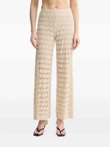 Pantaloni Twinset tricotate