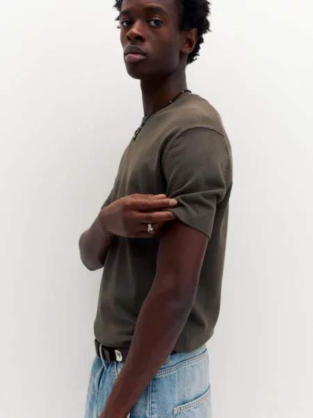 Pull&Bear Sveter čokoládová