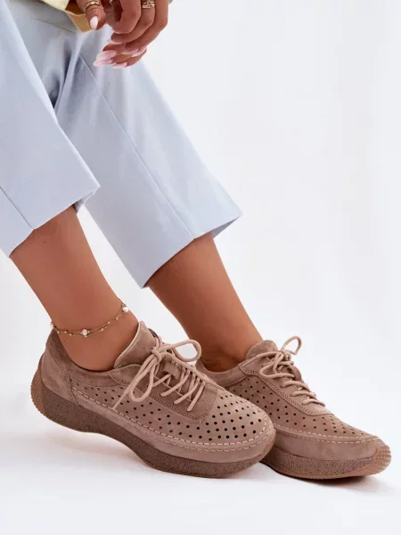 Kožené tenisky Sergio Leone bílé