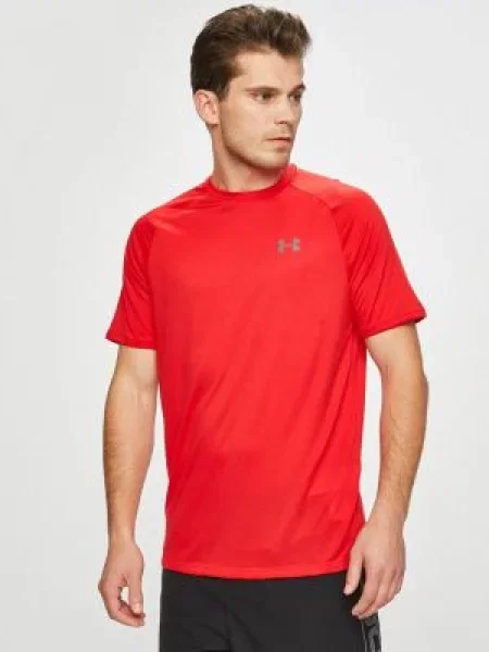 Under Armour Tricou bărbați rosu melanj roșu