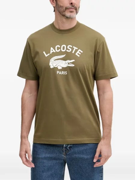 Tricou Lacoste cu imagine verde