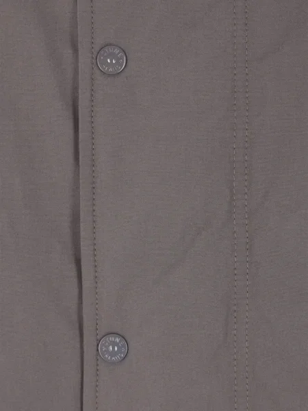 Bunda Stone Island s kapucí s kamínky šedá