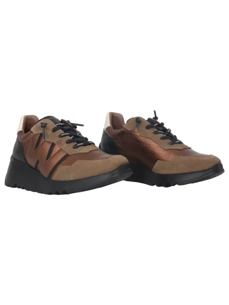 Buty do biegania Wonders sznurowane skórzane do biegania