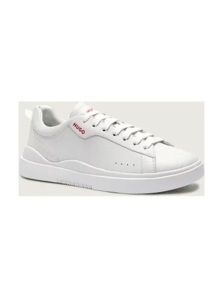 HUGO De piele sneakers Blake_Tenn_ltW_N alb