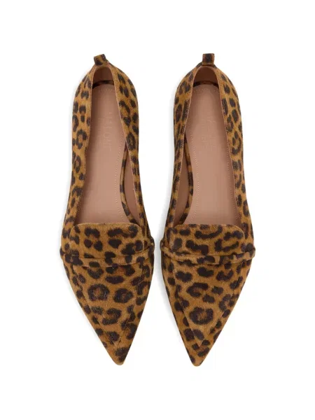 Loaferice Malone Souliers s printom s životinjskim uzorkom smeđa