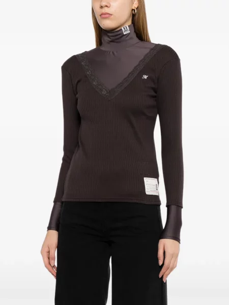 Top Maison Mihara Yasuhiro tricotate maro