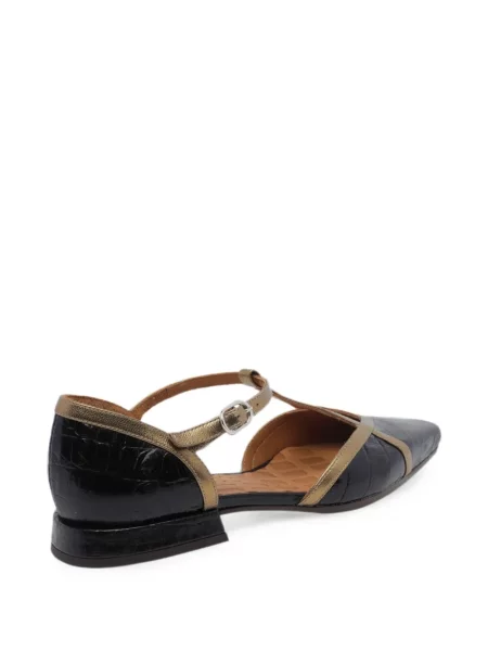 Balerini Chie Mihara din piele negru